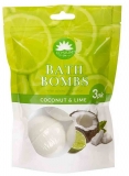 Koupelová bomba Elysium Spa Coconut & Lime 3 kusy