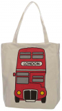 Látková taška se zipem London Bus
