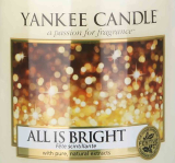 Yankee Candle All Is Bright 22 g - Crumble vosk