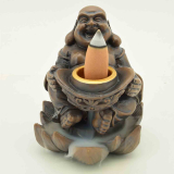 Stojan na vonné kužely Happy Buddha