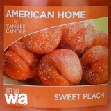 Sweet Peach USA Yankee Candle  - Crumble vosk 22g 