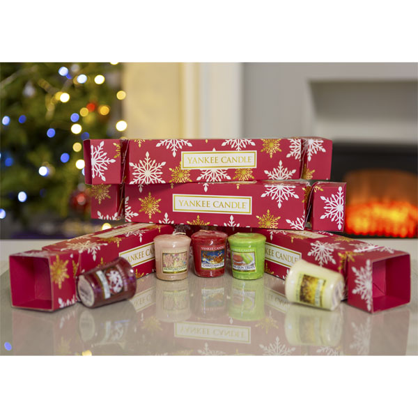 Dárkový set votivních svíček Yankee Candle Cracker