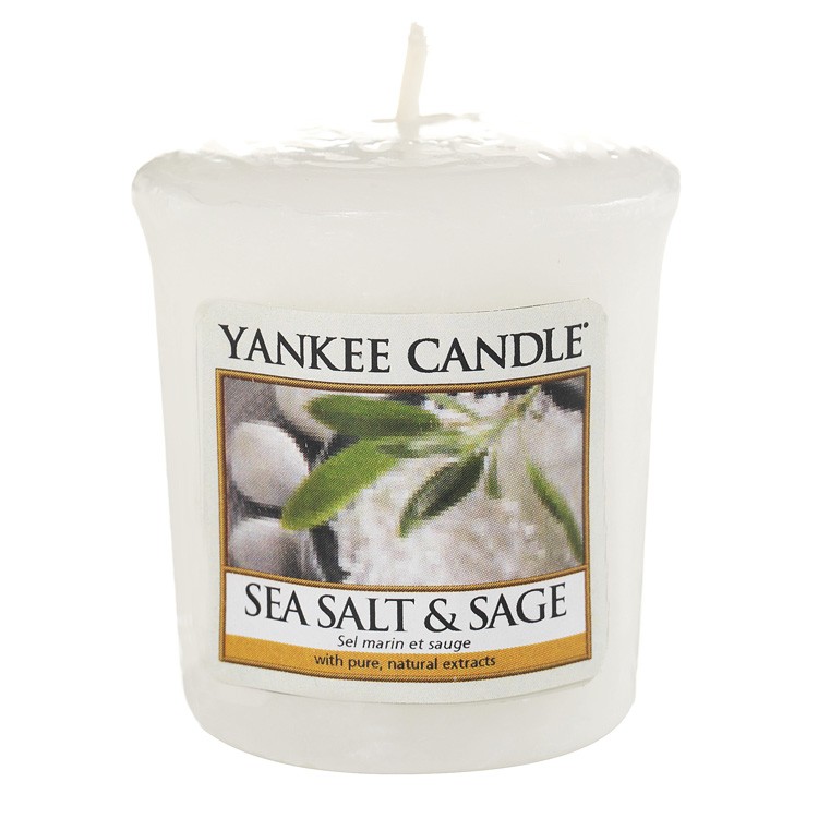 Votivní svíčka Yankee Candle Sea Salt & Sage 49g