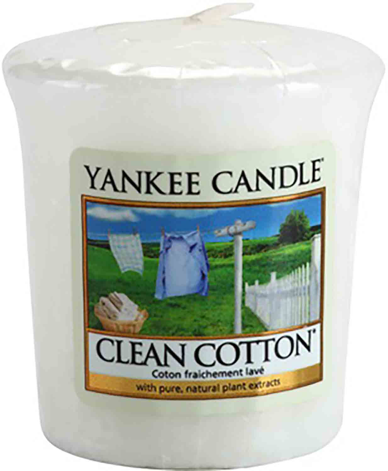 Yankee Candle Clean Cotton 49 g votivní svíčka