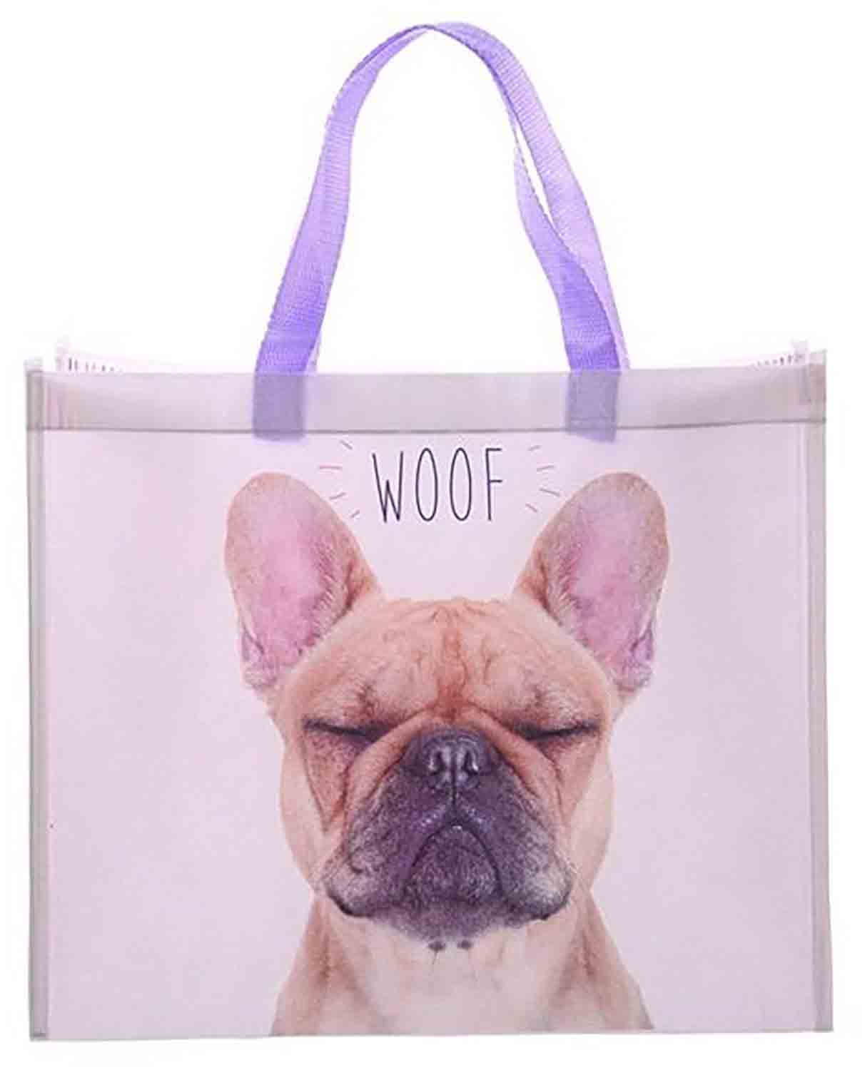 Nákupní taška French Bulldog 40 x 33 cm