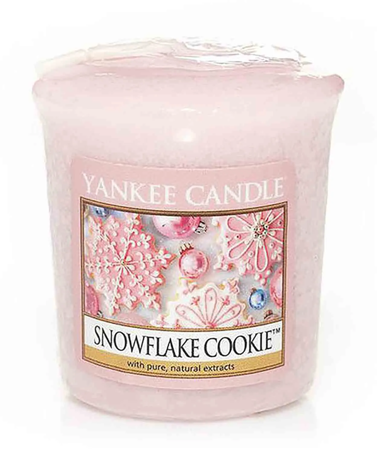 Votivní svíčka Yankee Candle Snowflake Cookie 49g