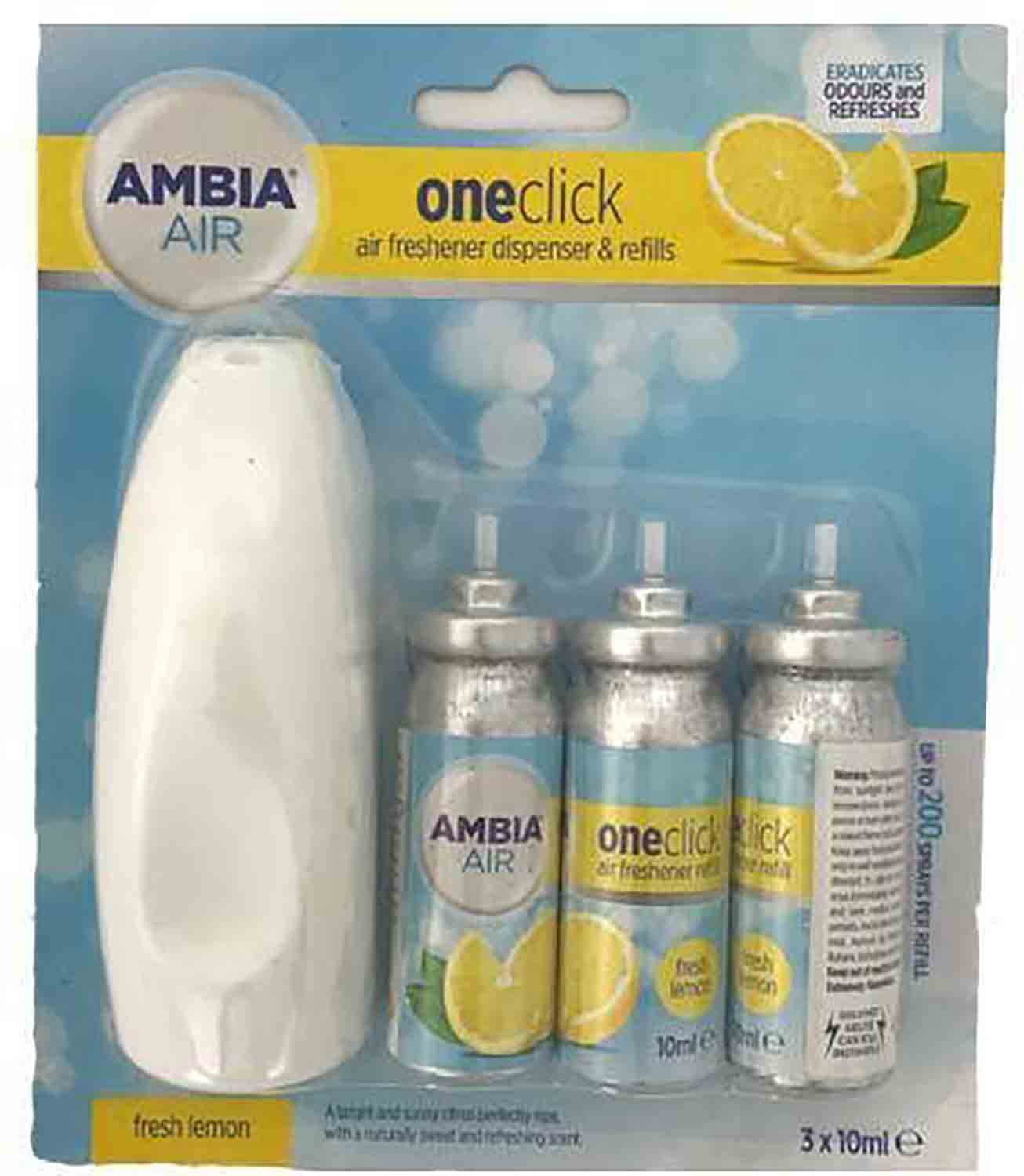 Ambia Air One Touch Lemon 3 x 10 ml
