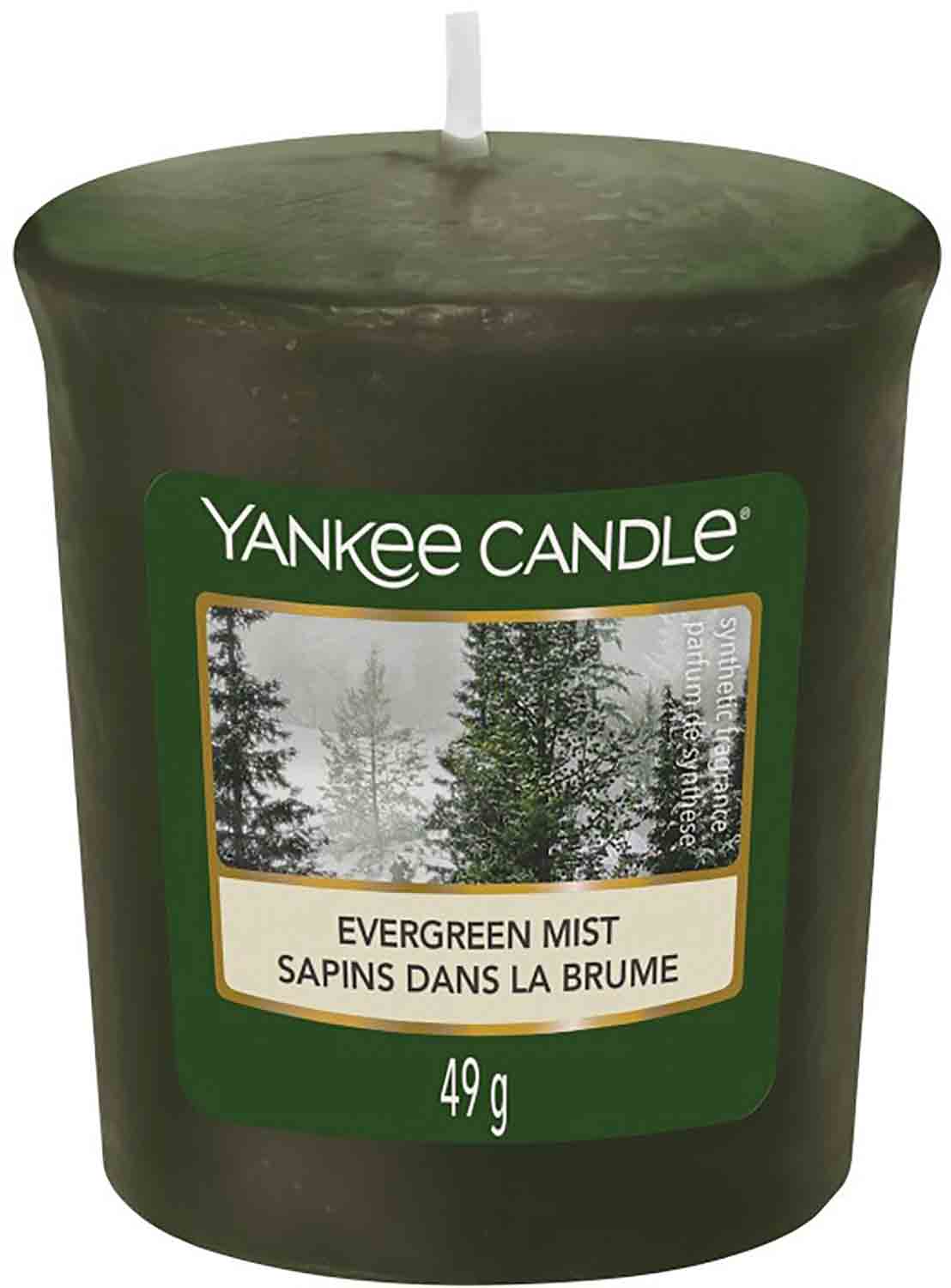 Yankee Candle Evergreen Mist 49 g Votivní svíčka
