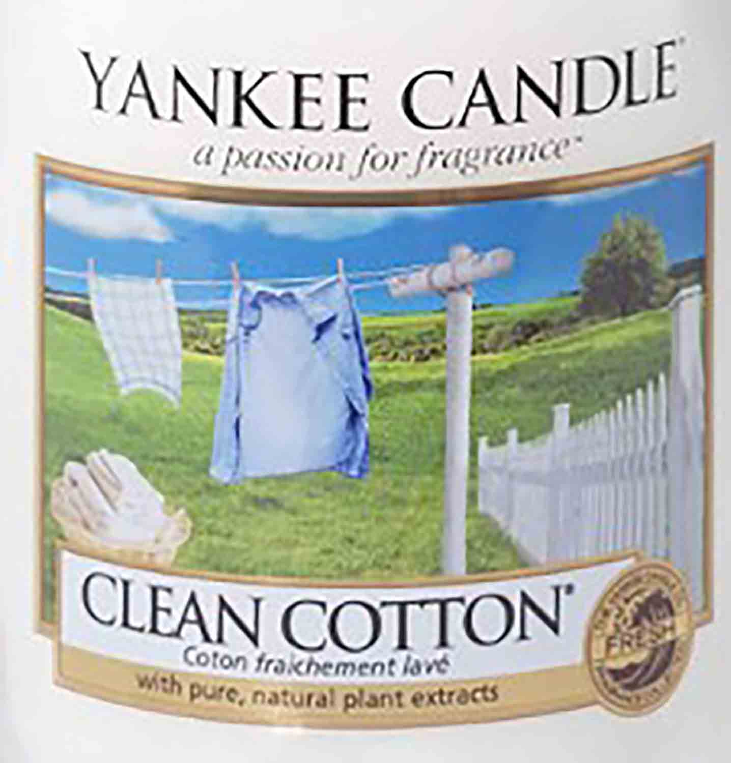 Yankee Candle Clean Cotton 22 g - Crumble vosk