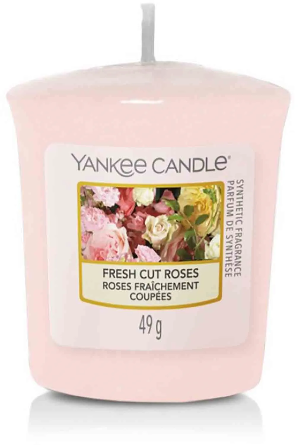 Yankee Candle Fresh Cut Roses 49 g votivní svíčka