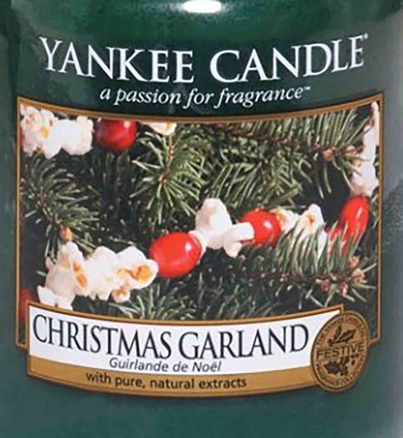 Crumble vosk Yankee Candle Christmas Garland USA 22 g
