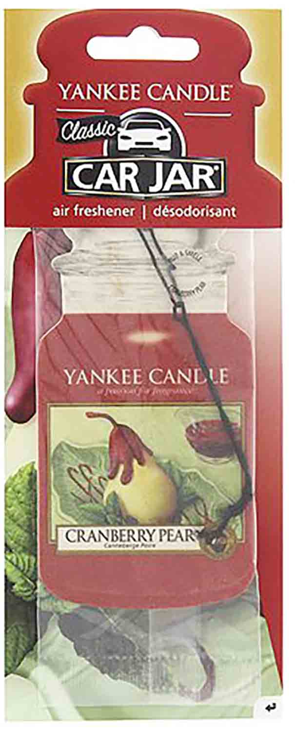 Vůně do auta Yankee Candle papírová visačka Cranberry Pear, 1 ks
