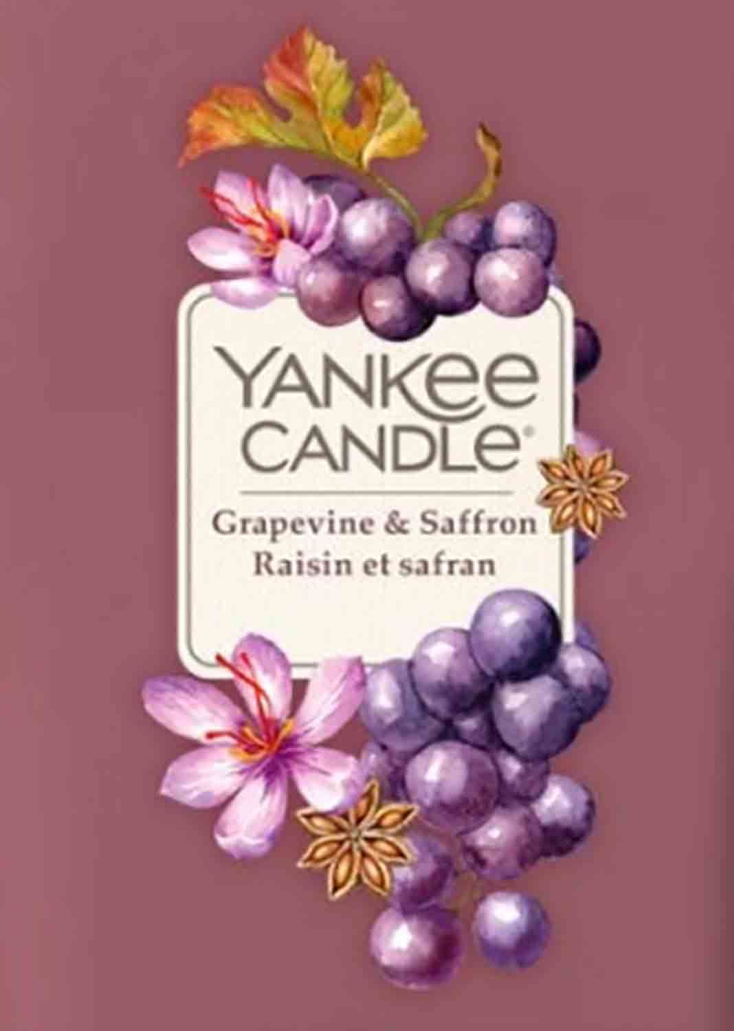 Yankee Candle Grapevine and Saffron 22 g - Crumble vosk