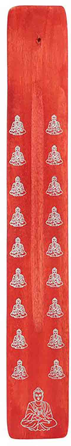 Stojan na vonné tyčinky Buddha - červený