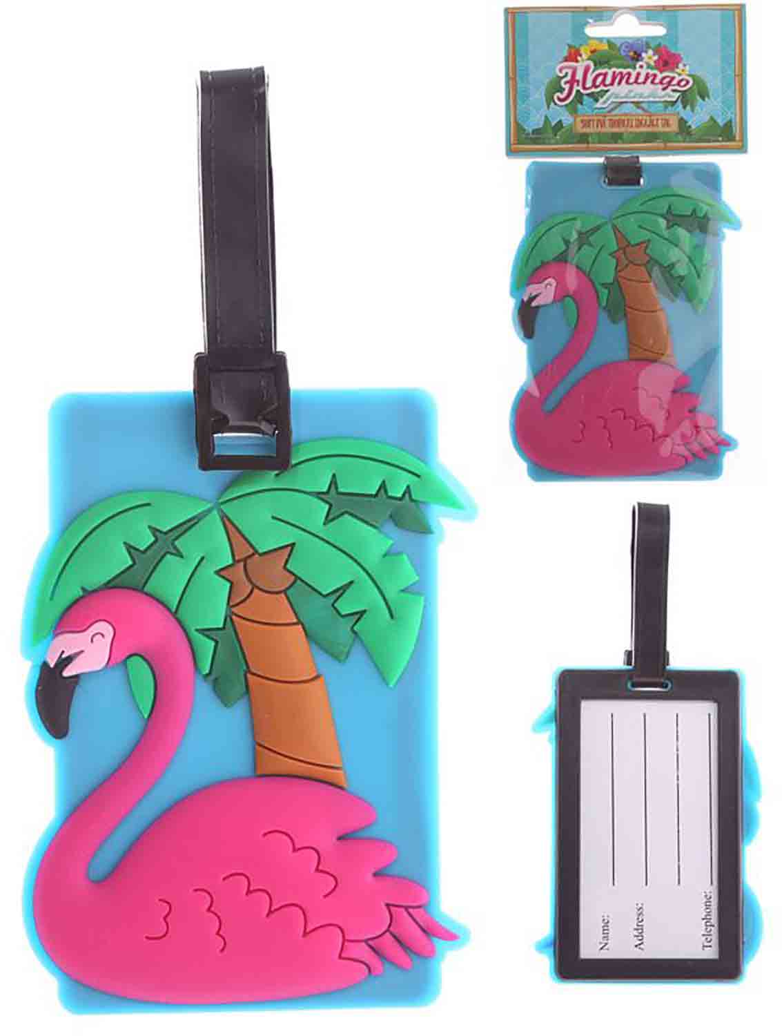 Visačka na zavazadlo Flamingo