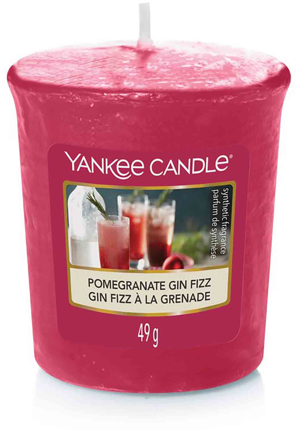 Votivní svíčka Yankee Candle Pomegranate Gin Fizz 49g