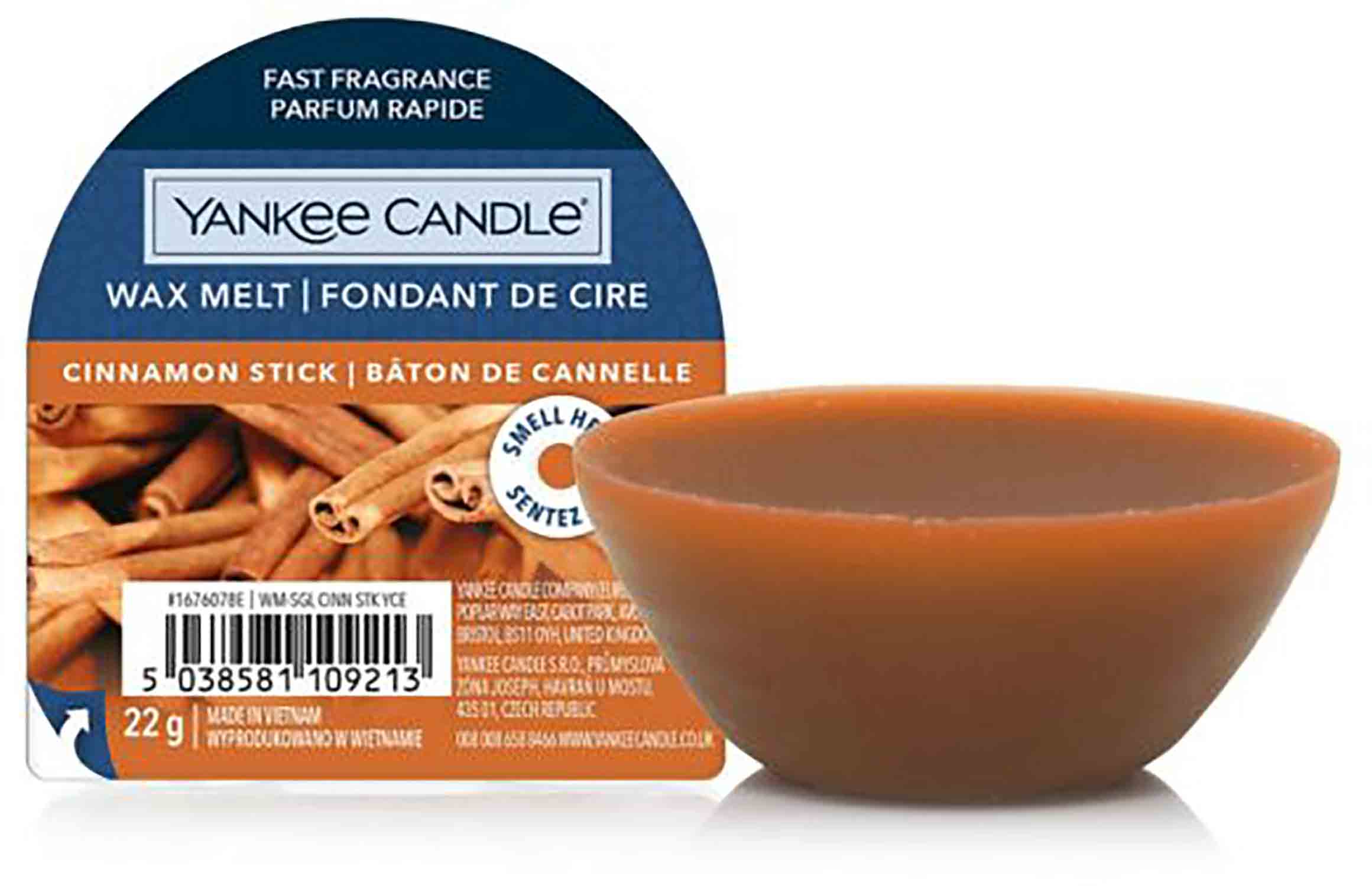 Yankee Candle Cinnamon Stick 22g vonný vosk