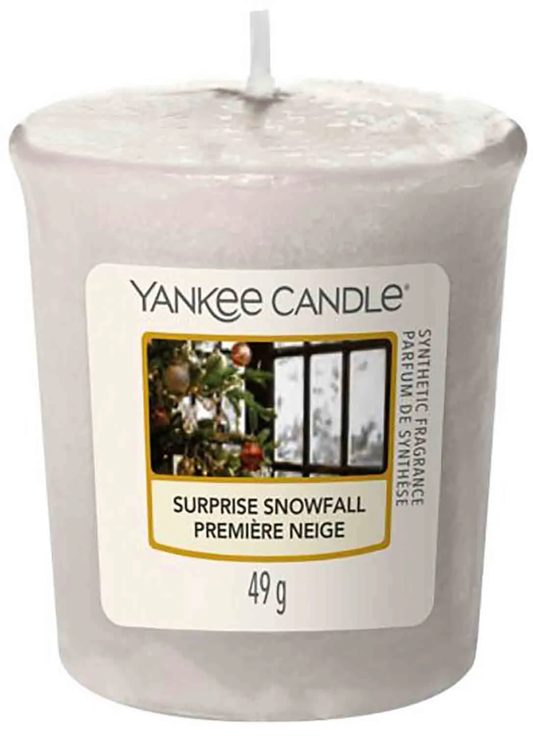 Yankee Candle Surprise Snowfall 49 g votivní svíčka
