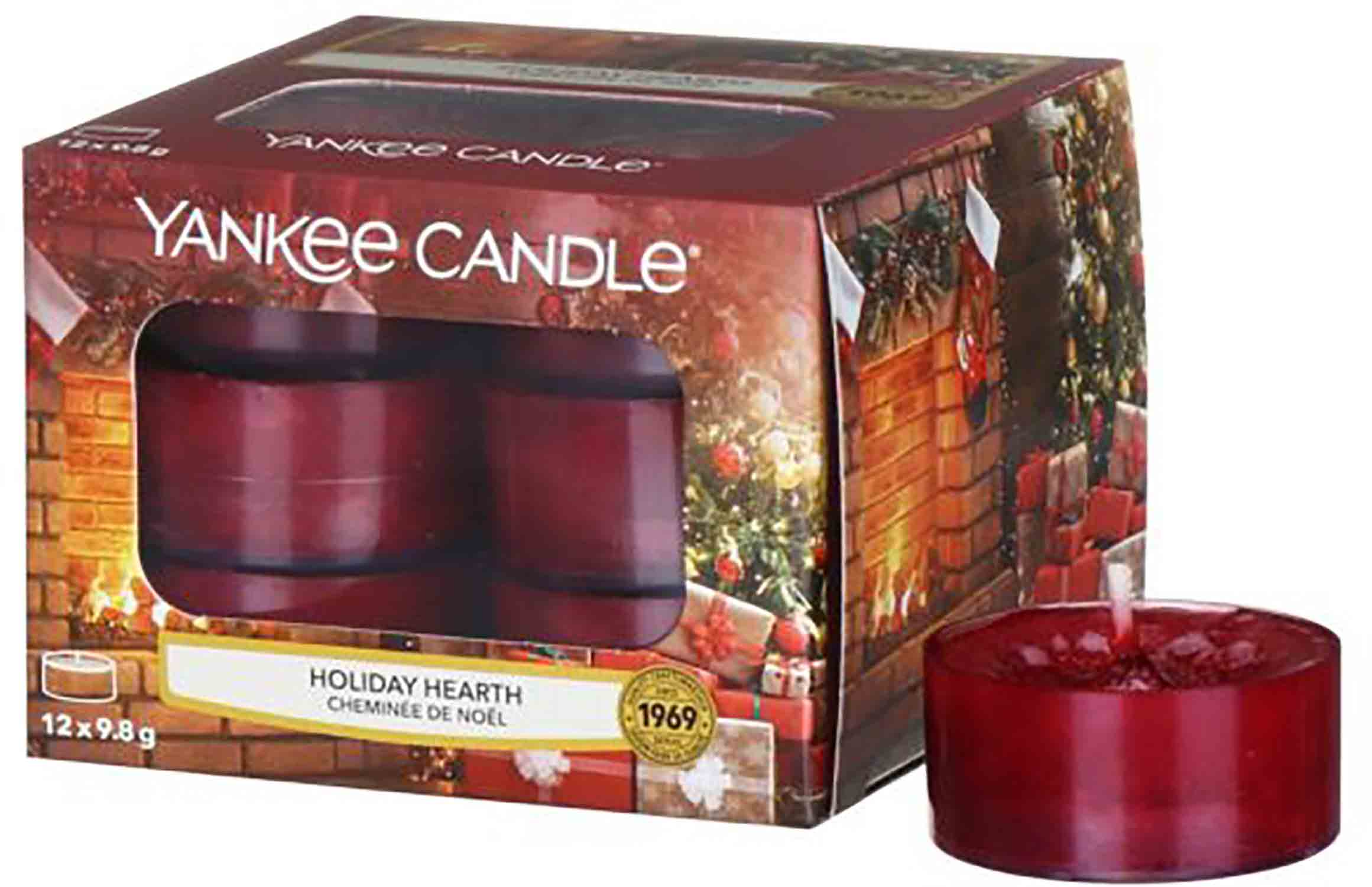 Yankee Candle Holiday Hearth - 12 kusů čajové svíčky