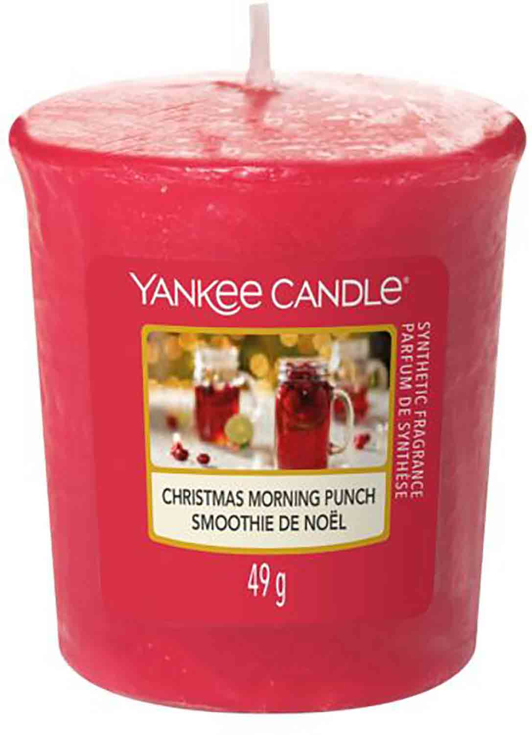 Yankee Candle Christmas Morning Punch 49 g votivní svíčka