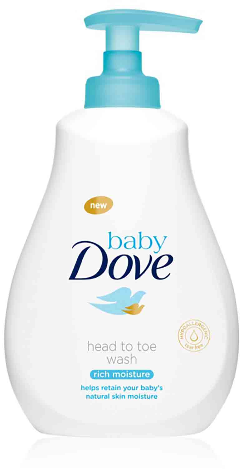 Baby Dove Rich Moisture Mycí gel na celé tělo i vlásky
