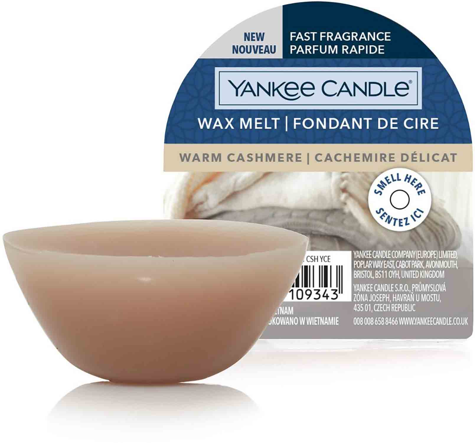 Yankee Candle Warm Cashmere 22g vonný vosk