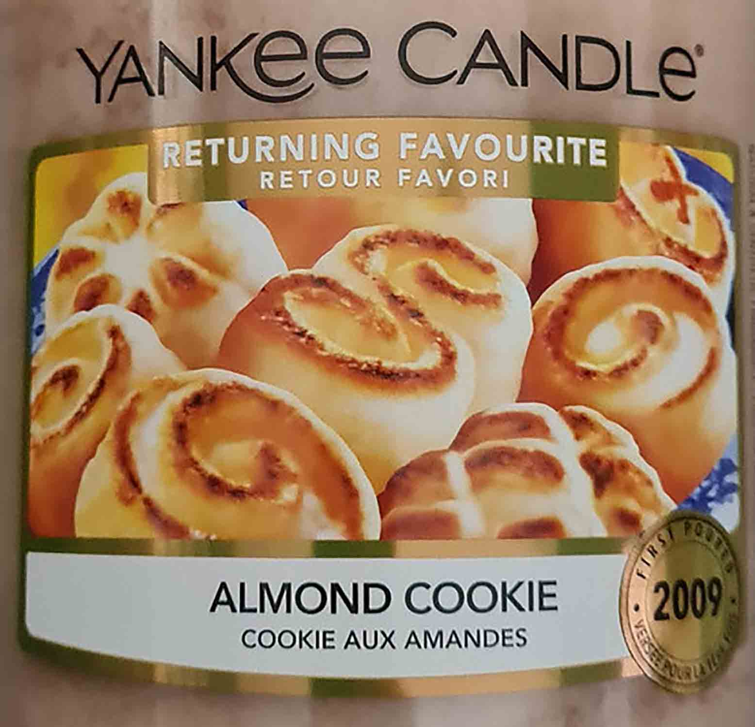 Yankee Candle Almond Cookie 22 g - Crumble vosk