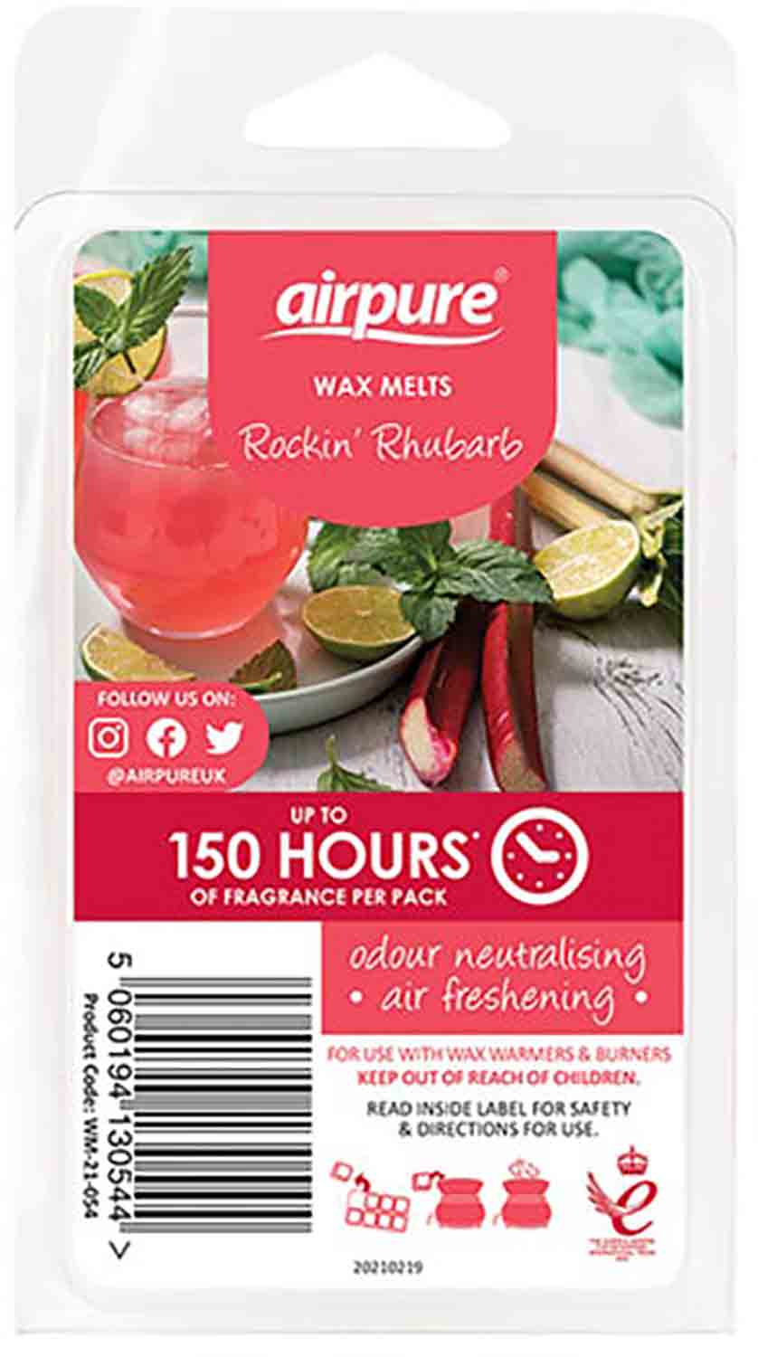 AirPure Rockin Rhubarb 68 g vonný vosk