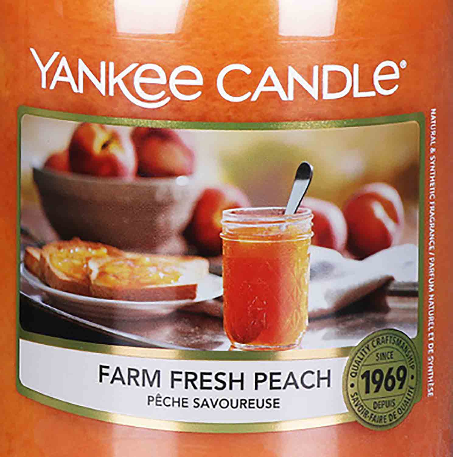 Yankee Candle Farm Fresh Peach 22 g - Crumble vosk