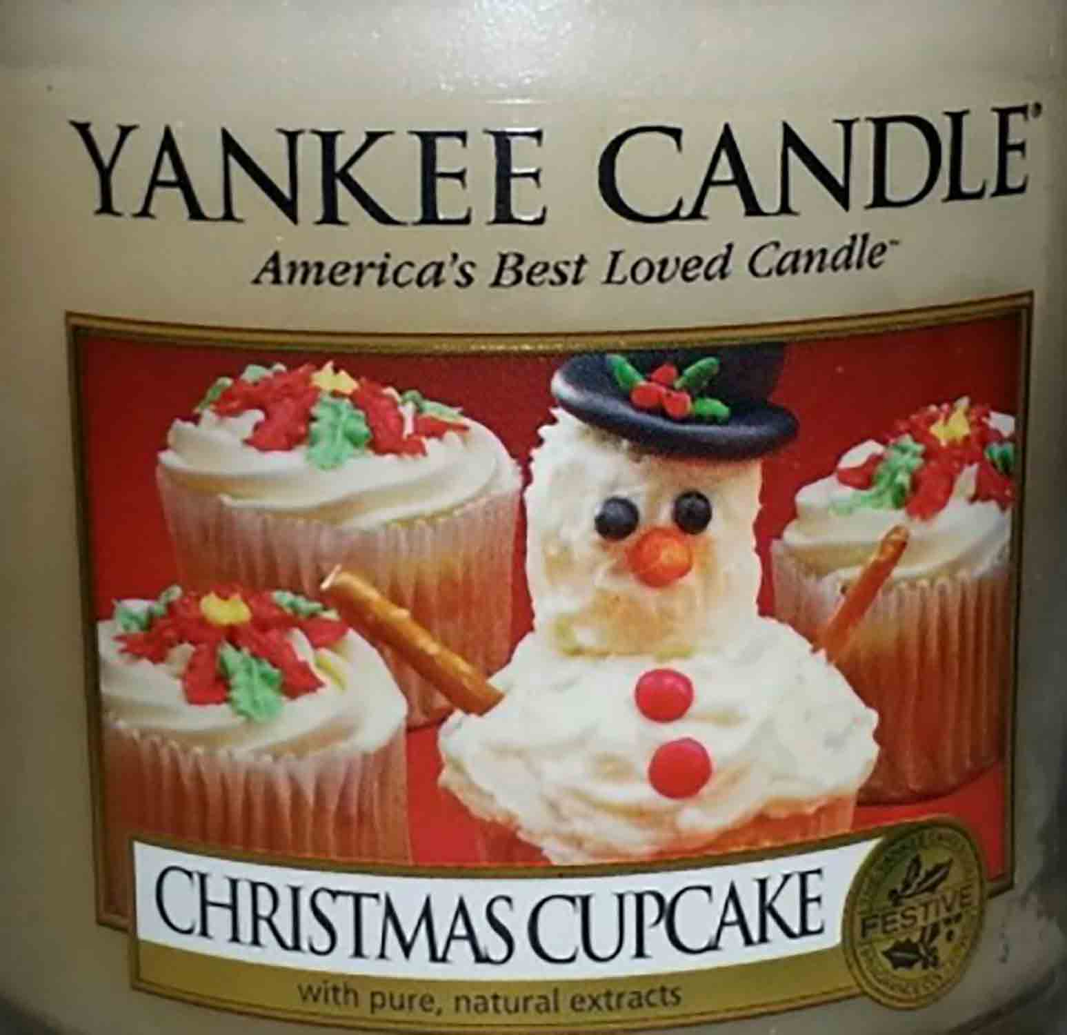 Yankee Candle Christmas Cupcake 22 g - Crumble vosk