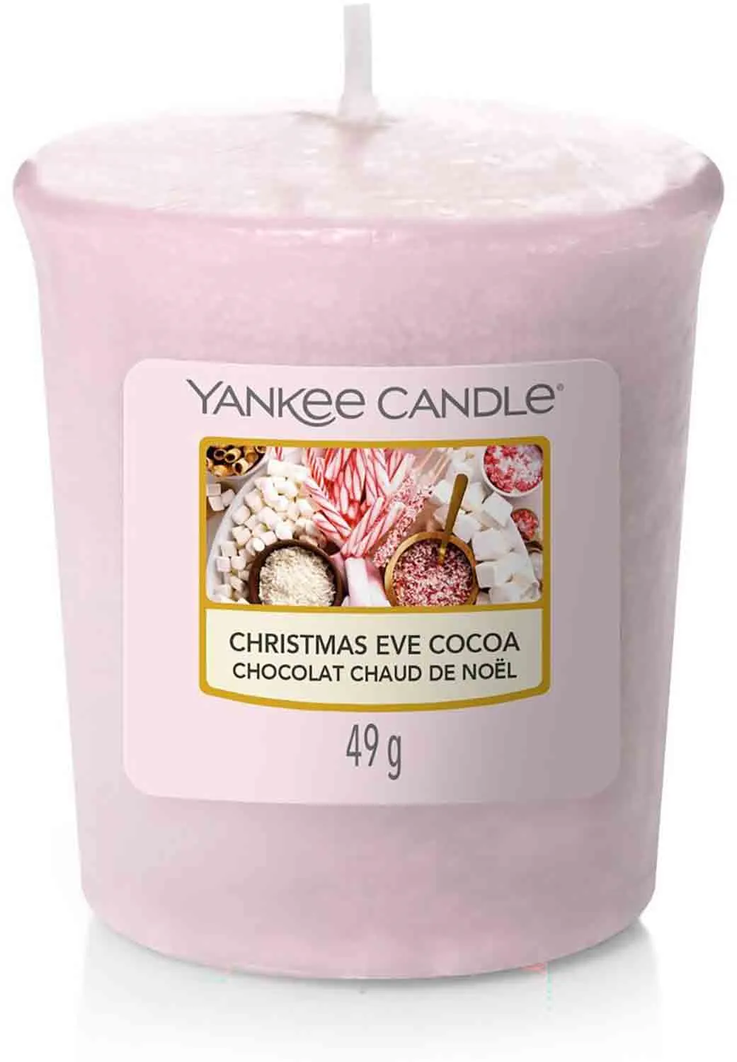 Yankee Candle Christmas Eve Cocoa 49 g votivní svíčka