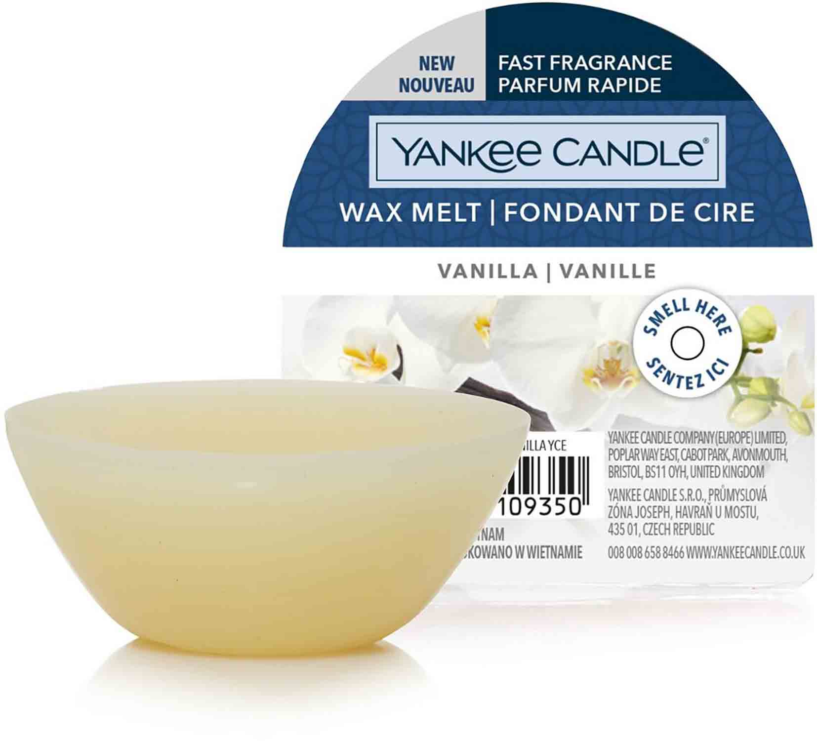 Yankee Candle Vanilla 22g vonný vosk