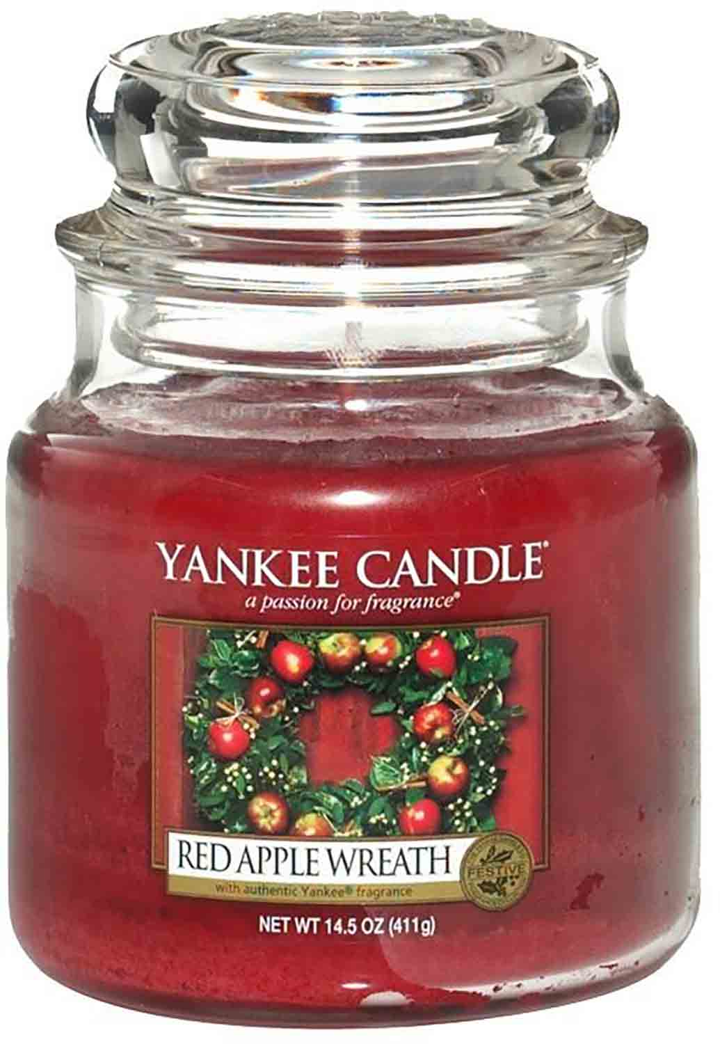 Yankee Candle Red Apple Wreath 411 g Assorted vonná svíčka