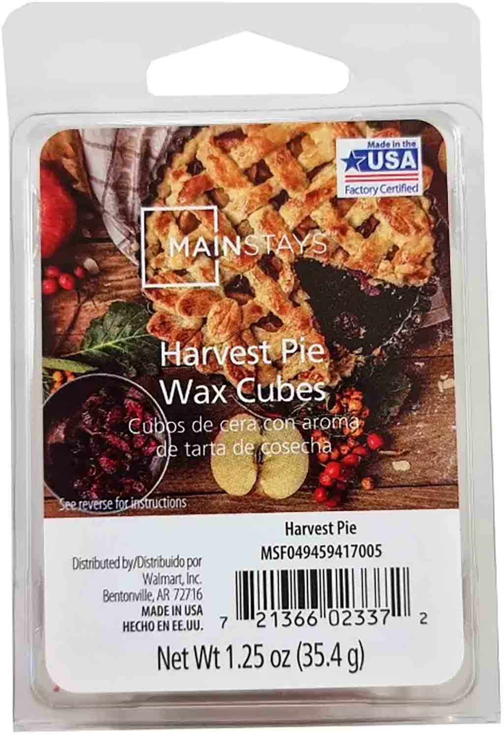 Harvest Pie vonný vosk Mainstays
