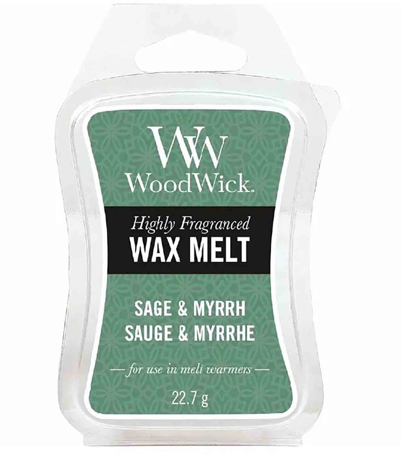 Wood Wick Sage & Myrrh 22,7 g vonný vosk