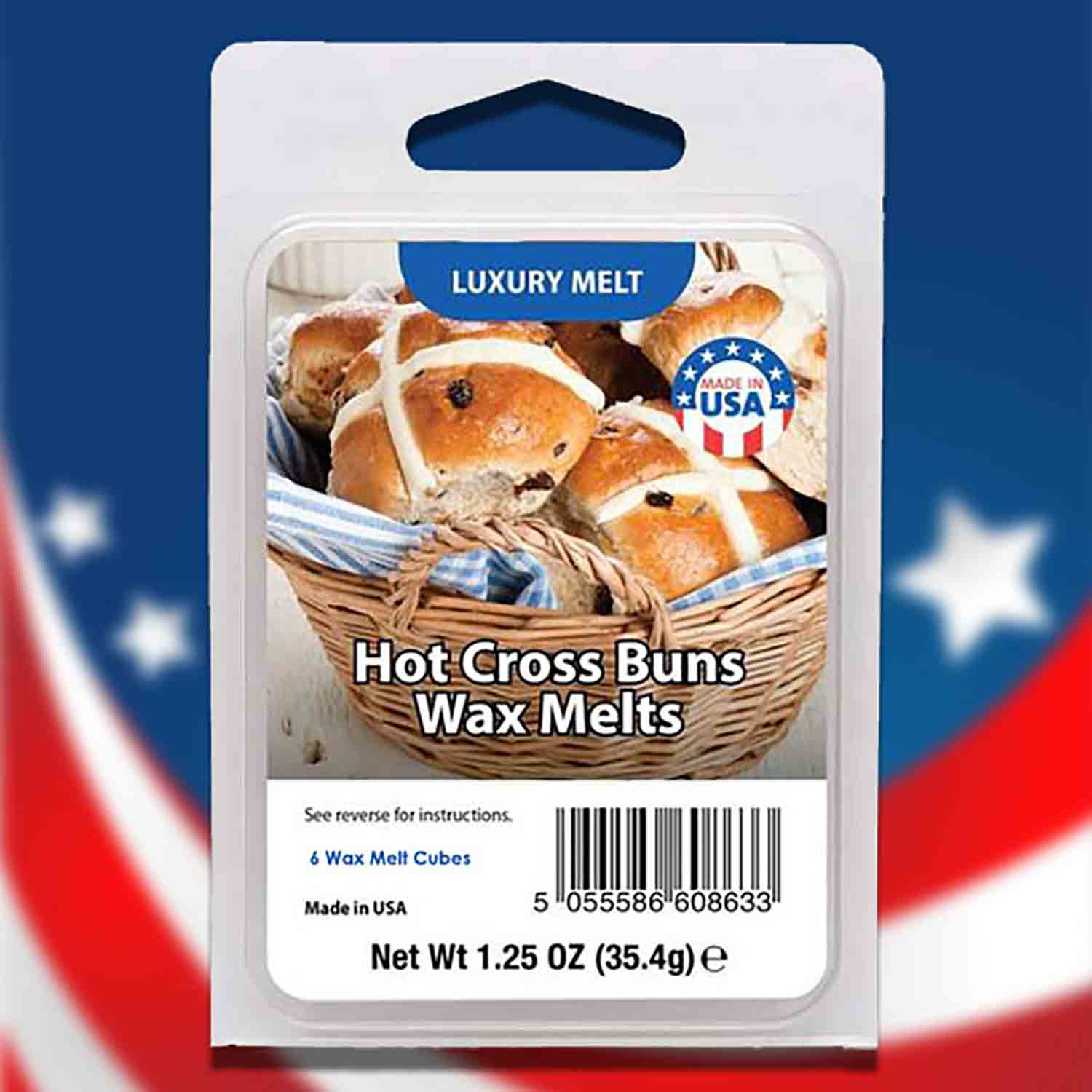 Tarts Hot Cross Buns Vonný vosk 6 kusů