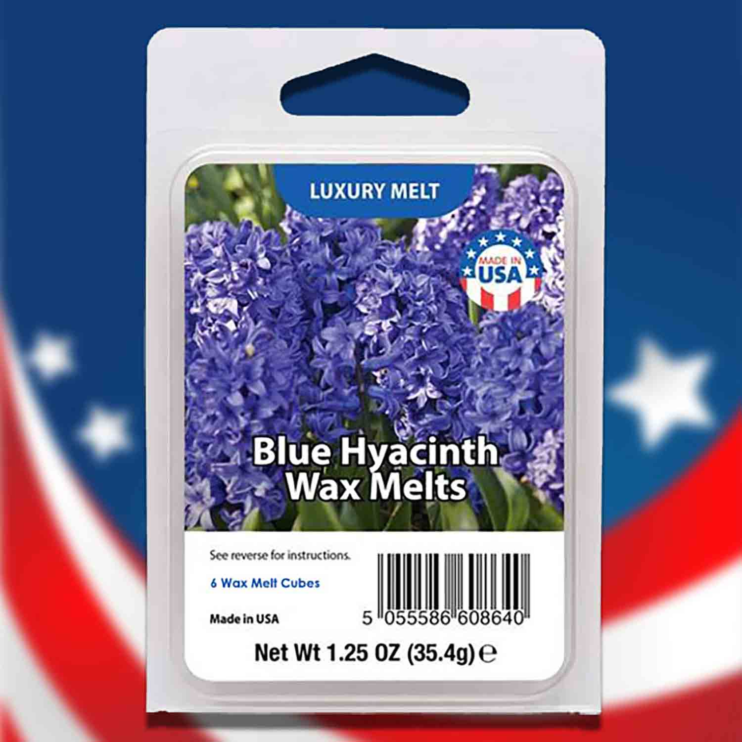 Blue Hyacinth Vonný vosk 6 kusů