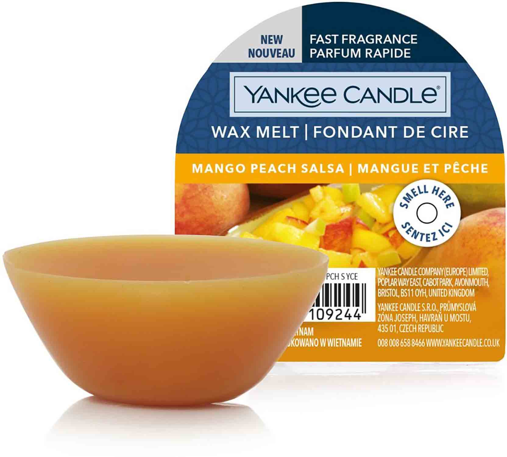 Yankee Candle Mango Peach Salsa 22g vonný vosk