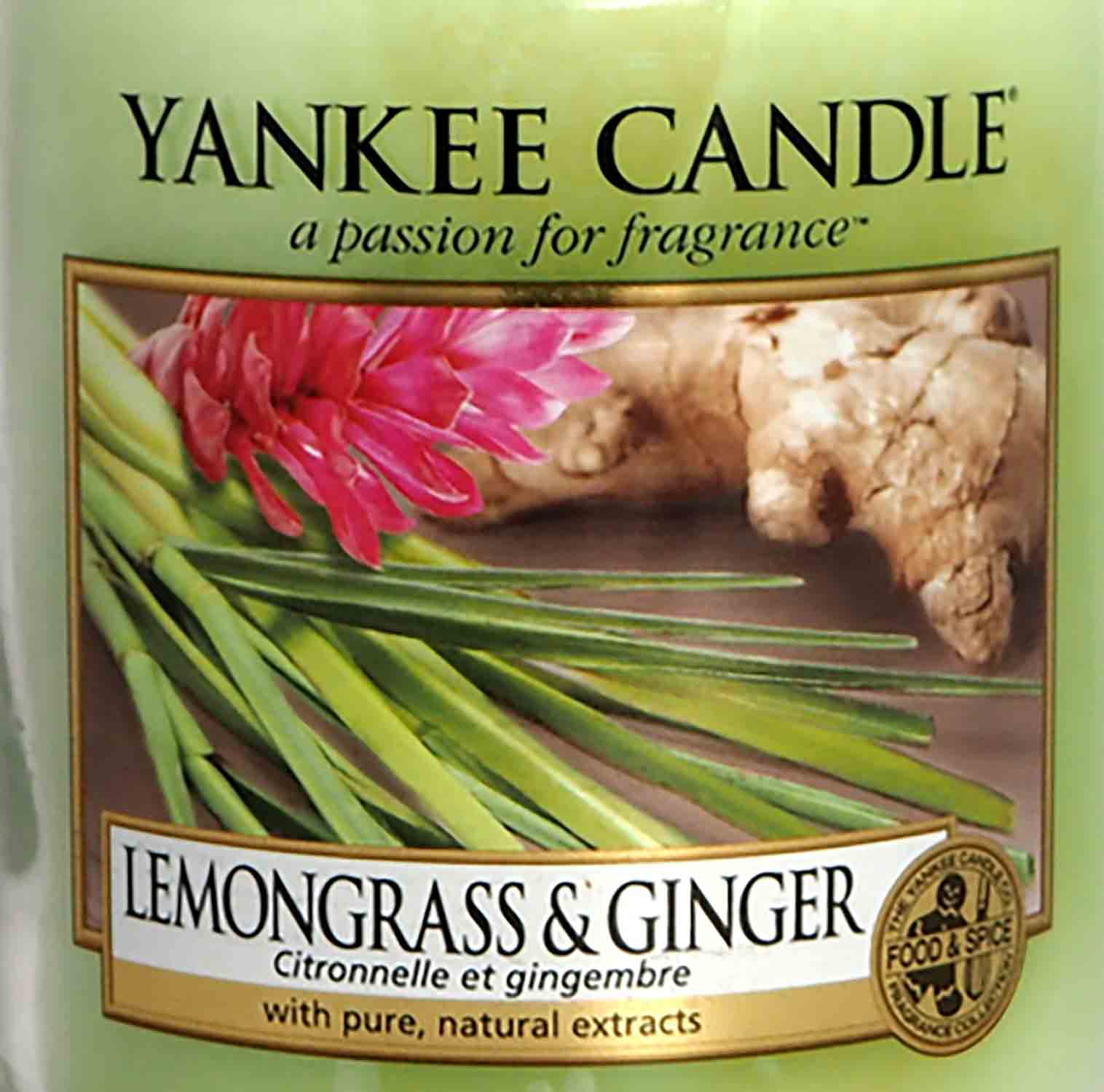 Yankee Candle Lemongrass & Ginger 22g - Crumble vosk