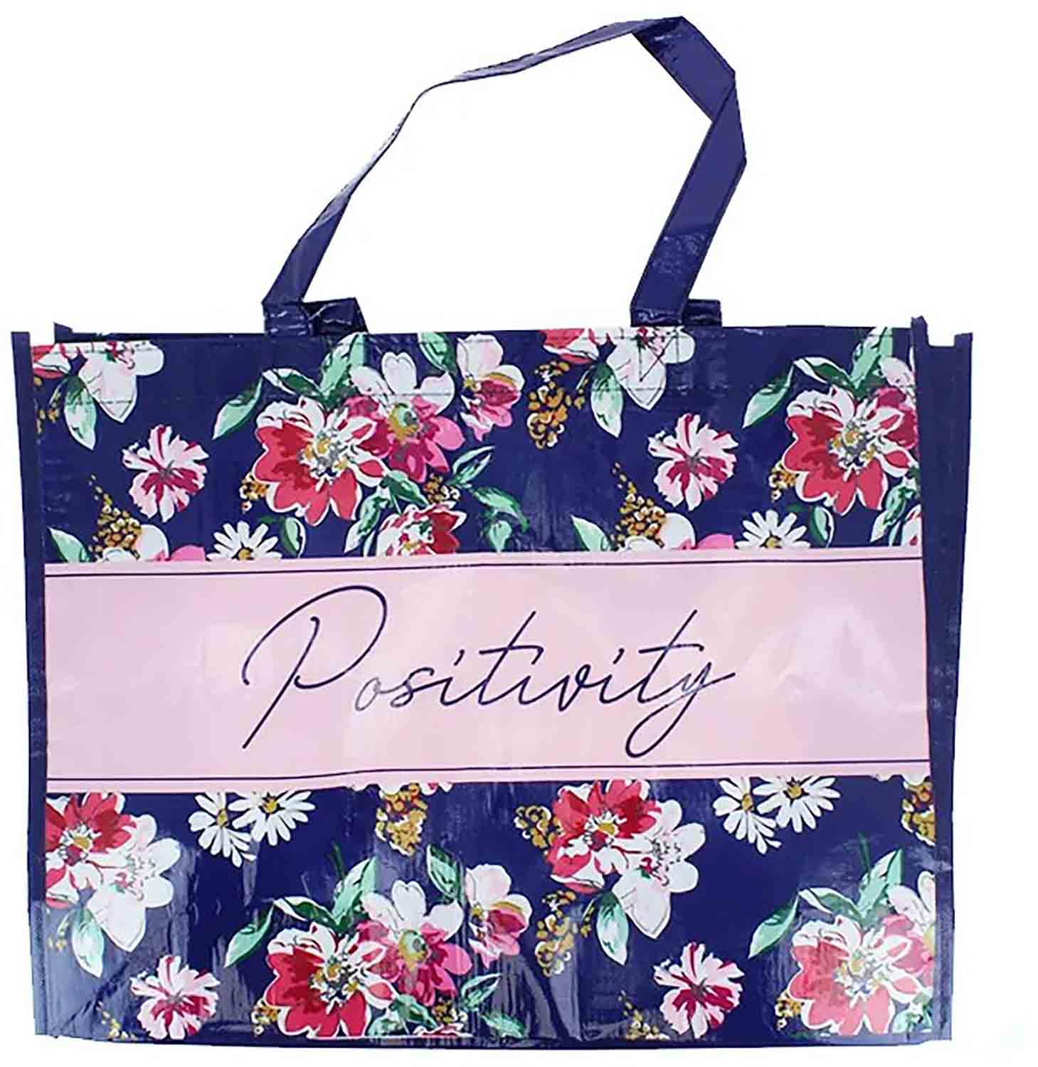 Floral Positivity nákupní taška