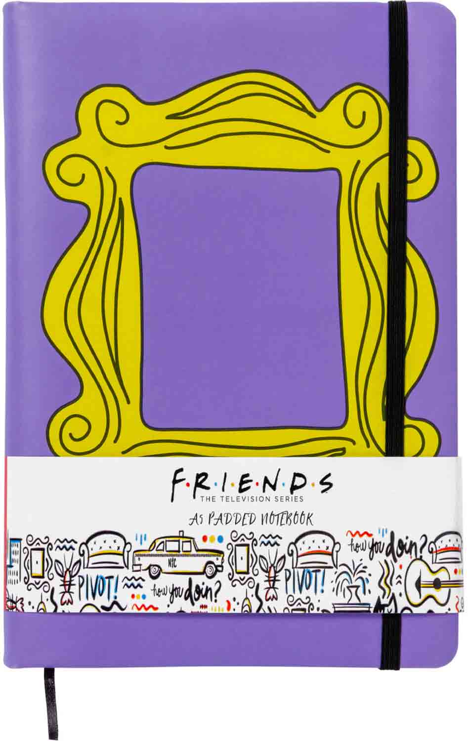 Friends A5 fialový Blok