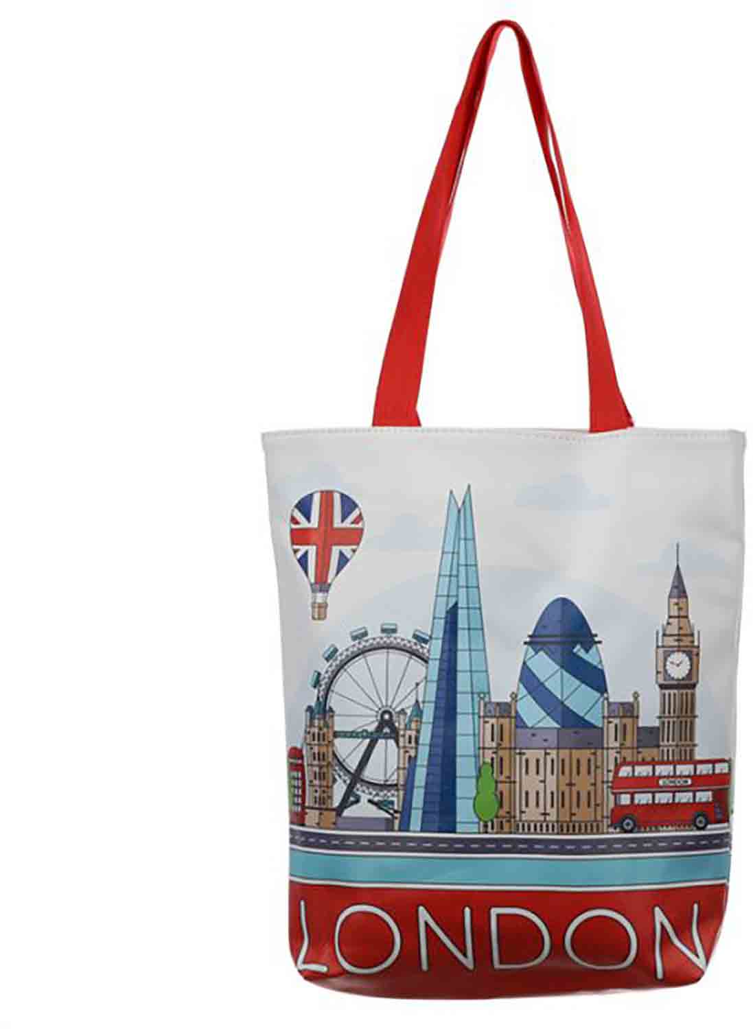 Látková taška se zipem Symboly Londýna