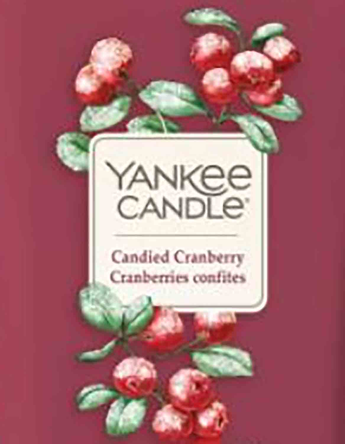 Yankee Candle Candied Cramberry 22 g - Crumble vosk