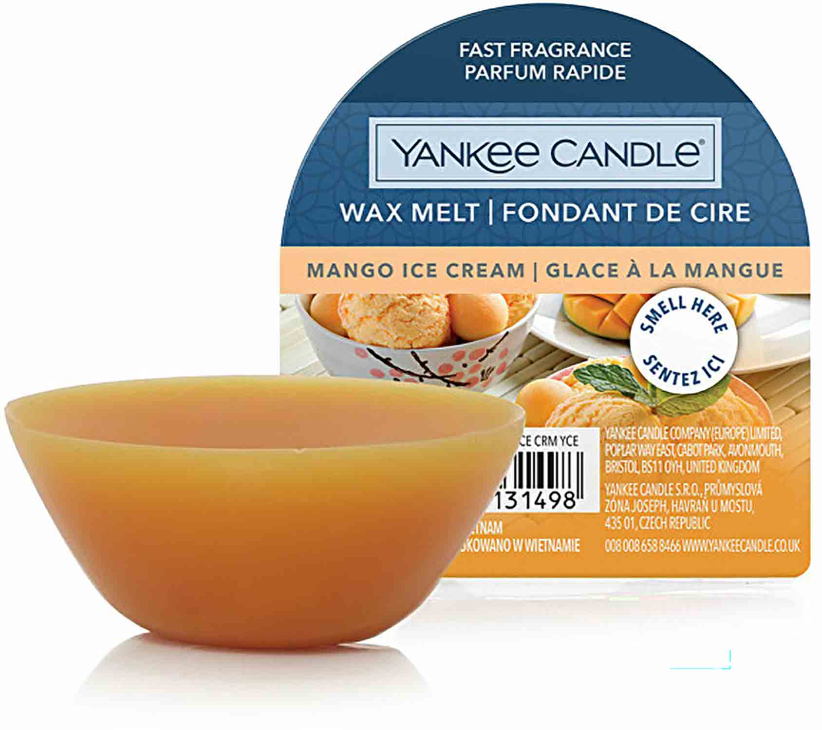 Yankee Candle Mango Ice Cream 22g vonný vosk