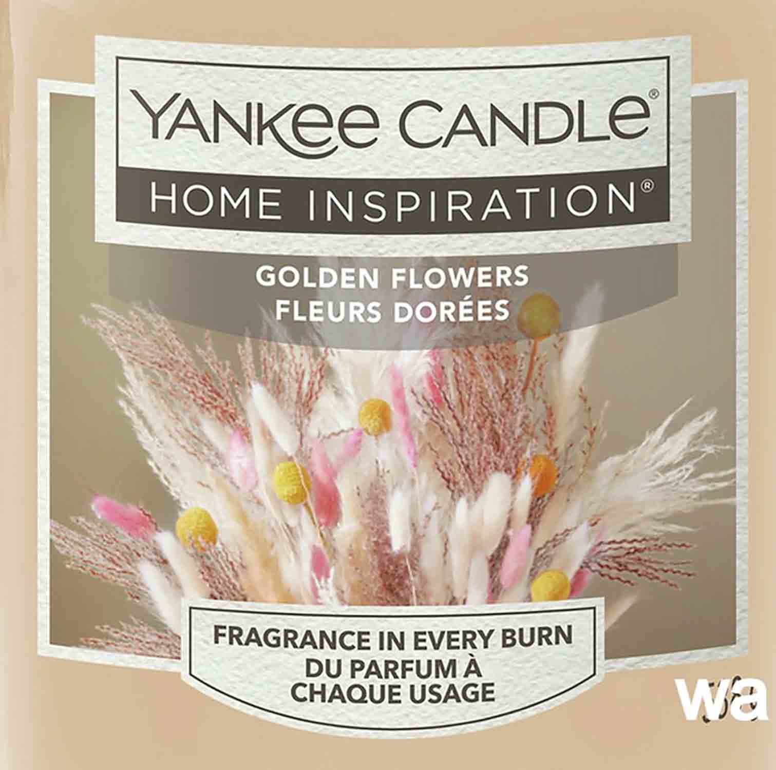 Yankee Candle Golden Flowers 22g Crumble vosk