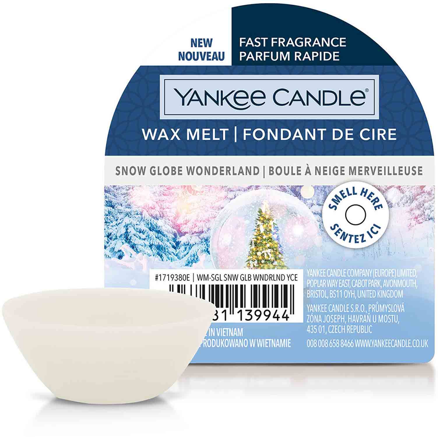 Yankee Candle Snow Globe Wonderland 22g vonný vosk