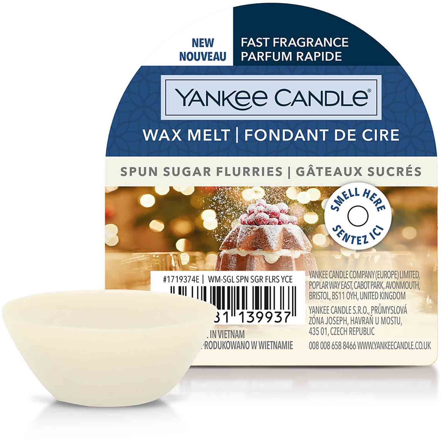 Yankee Candle Spun Sugar Flurries 22g vonný vosk