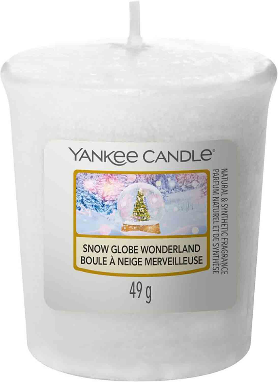 Yankee Candle Snow Globe Wonderland 49 g votivní svíčka