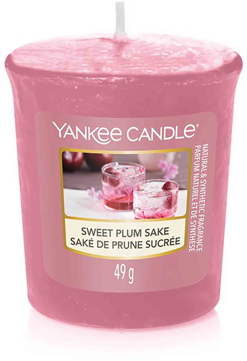 Yankee Candle Sweet Plum Sake 49 g votivní svíčka