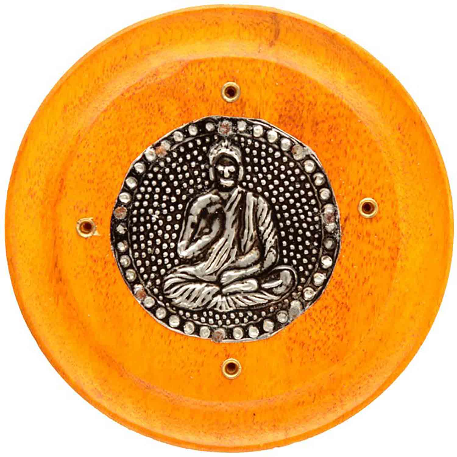 Stojan na vonné tyčinky Buddha oranžový